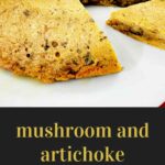 Image: Mushroom and artichoke frittata