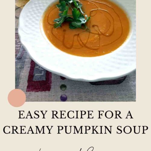 Image: Creamy pumpkin soup recipe