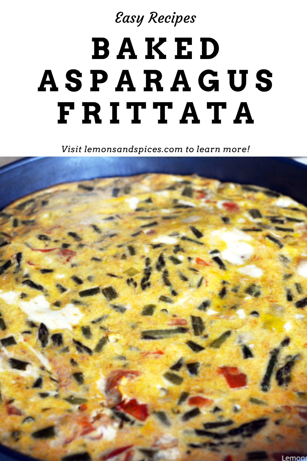 Baked Asparagus Frittata Recipe Italian Style Easy + Healthy